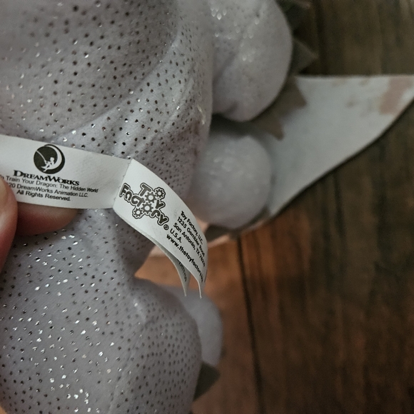 How to Train Your Dragon 10" Light Fury Plush Toy - Toothless Stuffed Animal Lot - Picture 10 of 13